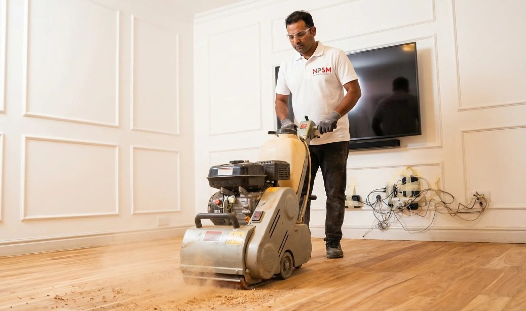 wooden floor polishing & Sanding Dubai