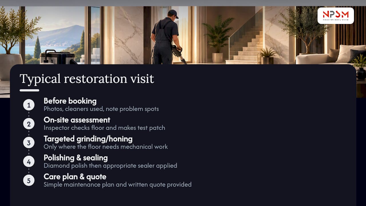Get Your Marble Floor Professionally Assessed — overview diagram