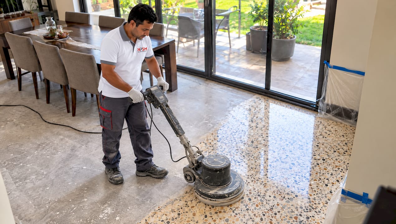 Terrazzo Floor Restoration in Dubai: Repair, Polish, Hire